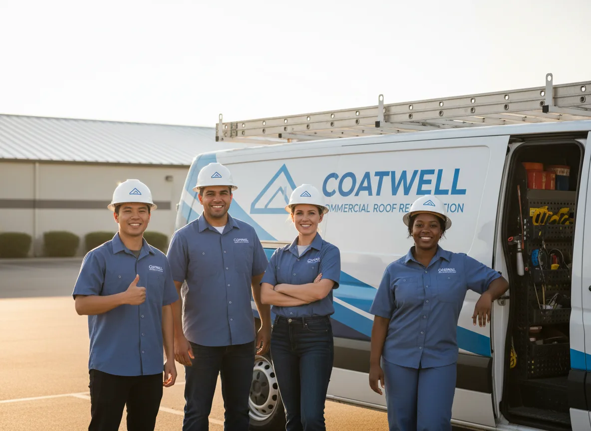 Commercial roof coating company in Milford, NH
